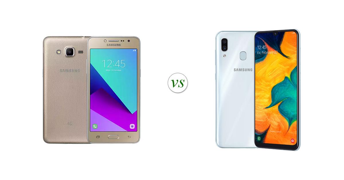 Samsung Galaxy J2 Prime Vs Samsung Galaxy A30 Side By Side Specs Comparison