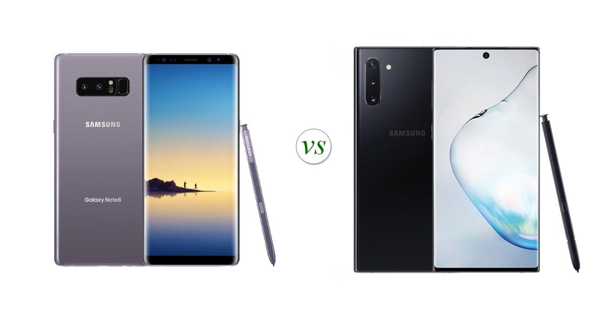 iphone 8 vs samsung note 10