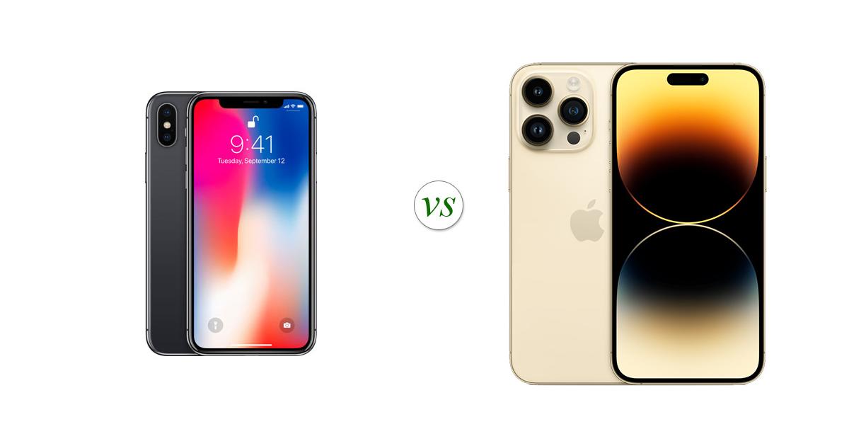 iphone x vs iphone 14 pro max specs