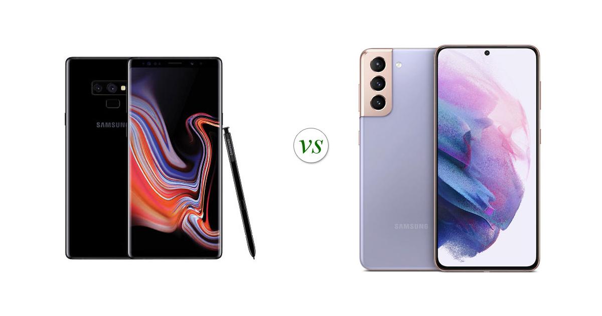 galaxy note 9 vs s21