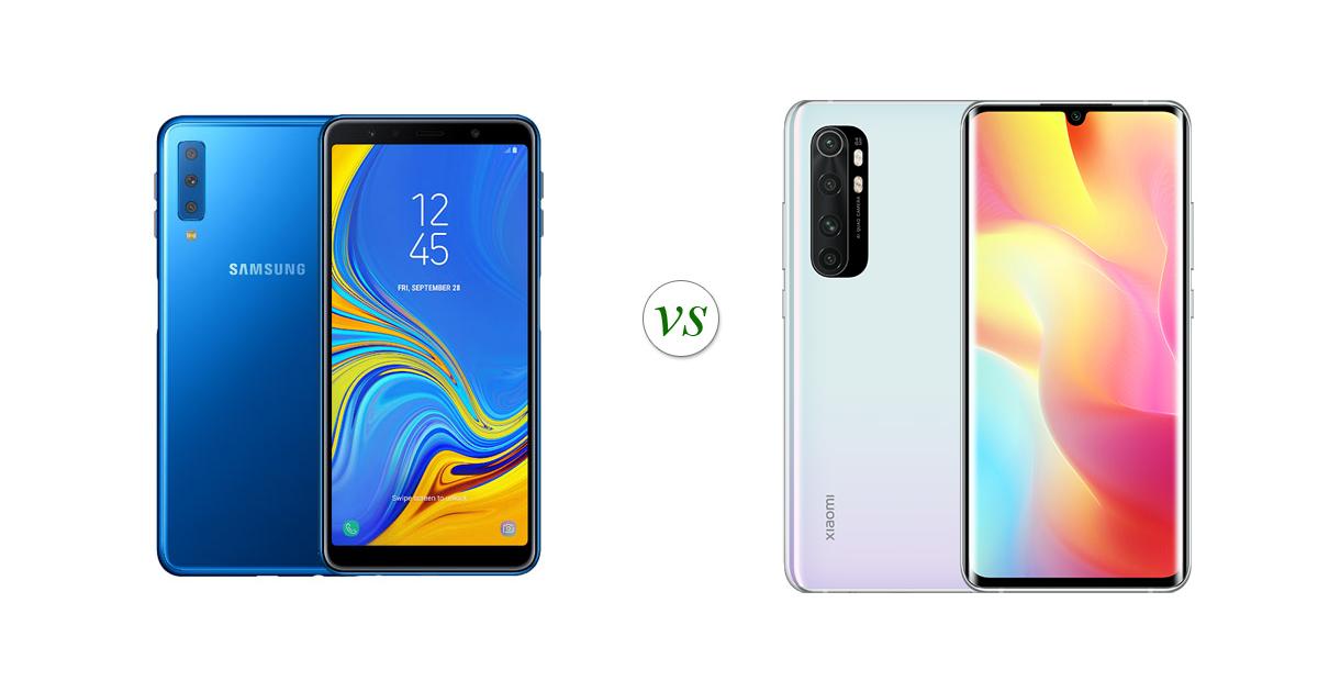 samsung a71 xiaomi mi note 10 lite