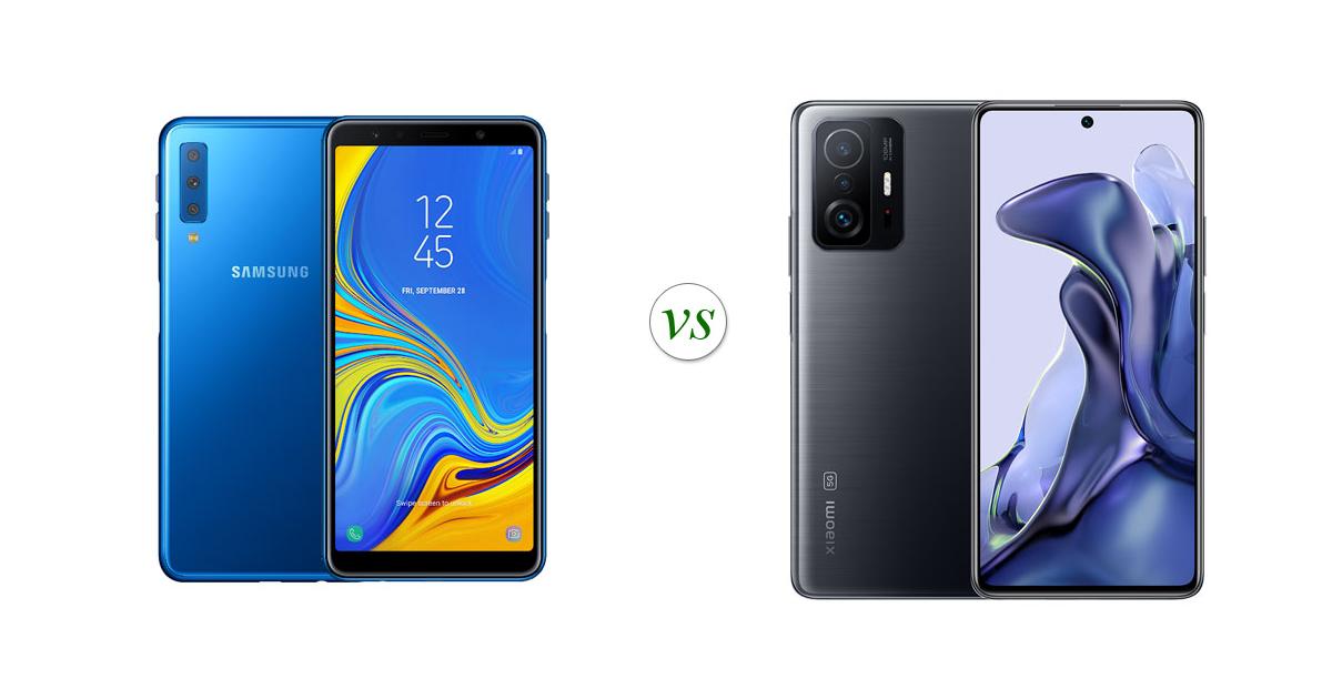 samsung a7 2018 vs redmi note 8