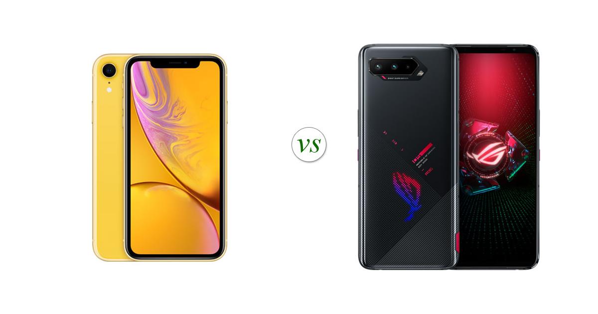 rog 5 vs iphone xr