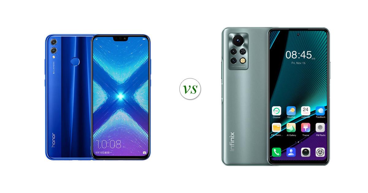 Honor 8X vs Infinix Note 11s: Side by Side Specs Comparison