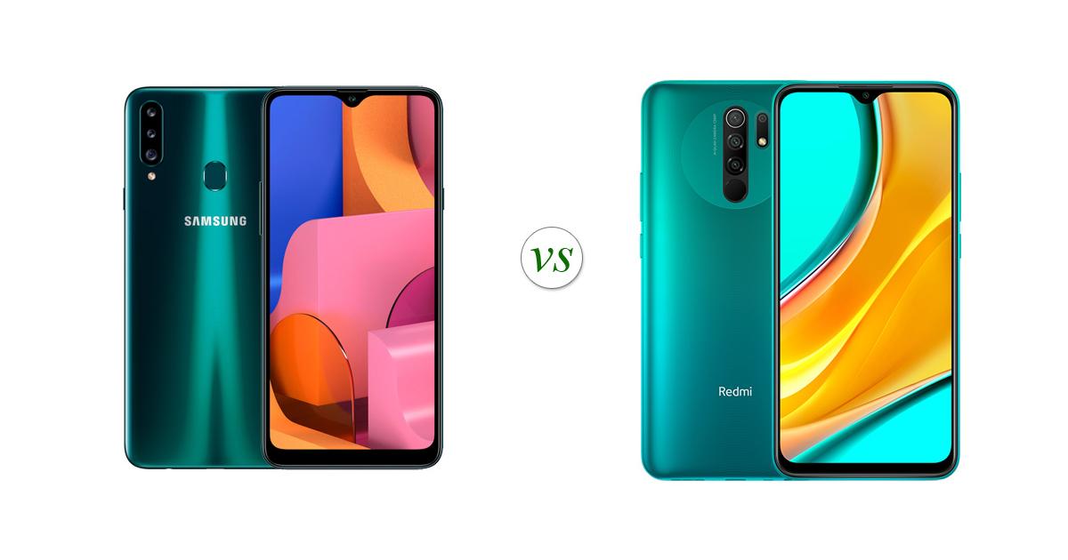 redmi 9 vs samsung a20s