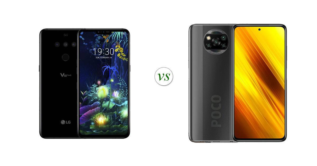 poco x3 vs lg v50