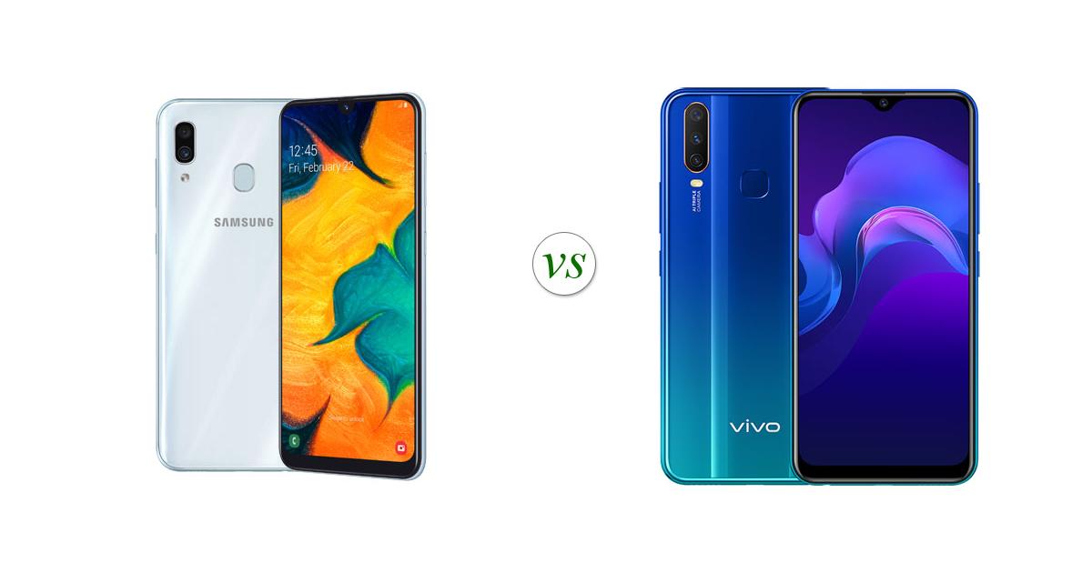 samsung a30 vs vivo y15