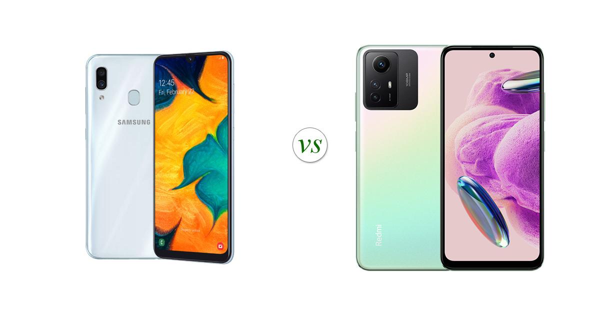 galaxy a30 vs redmi note 8