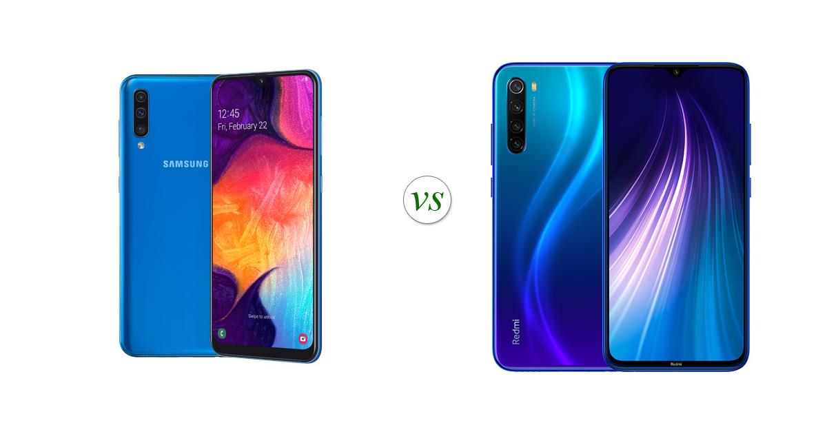 redmi 8 vs a50