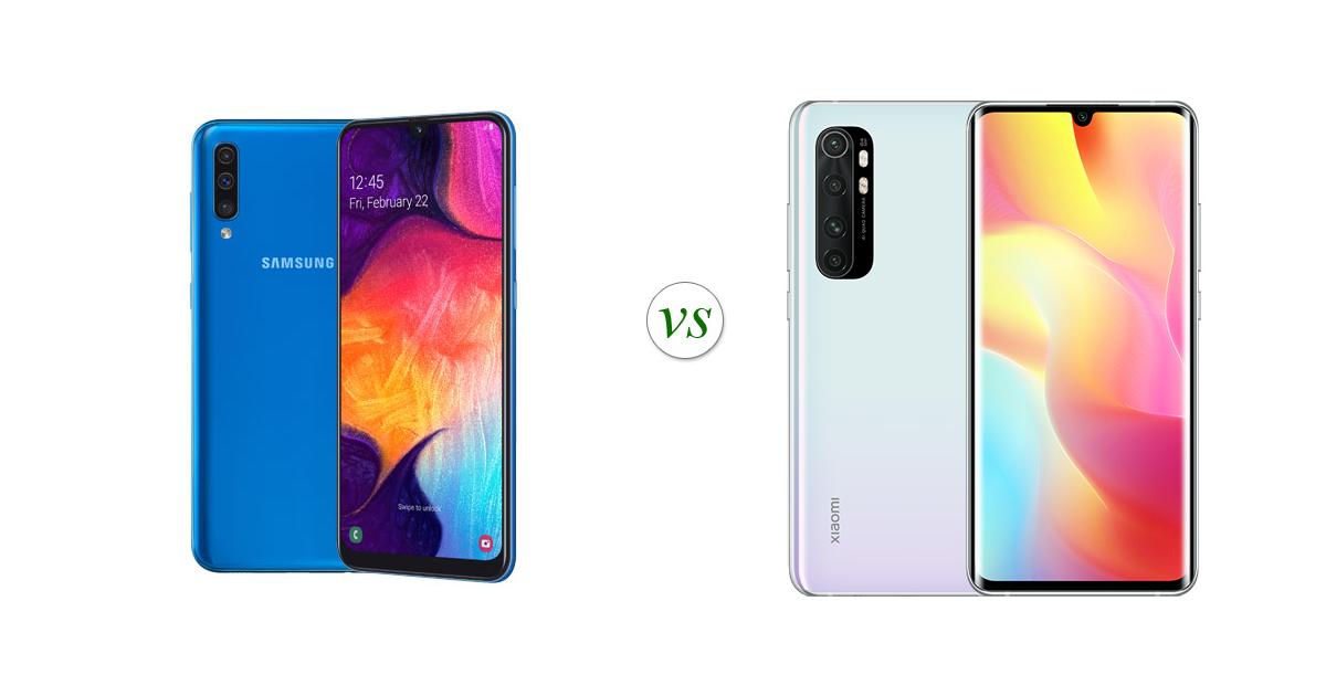 xiaomi mi note 10 lite vs samsung galaxy note 10 lite