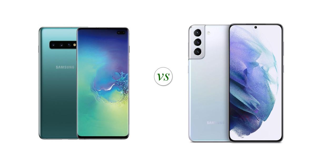 Samsung Galaxy S10+ vs Samsung Galaxy S21+ Side by Side Specs Comparison