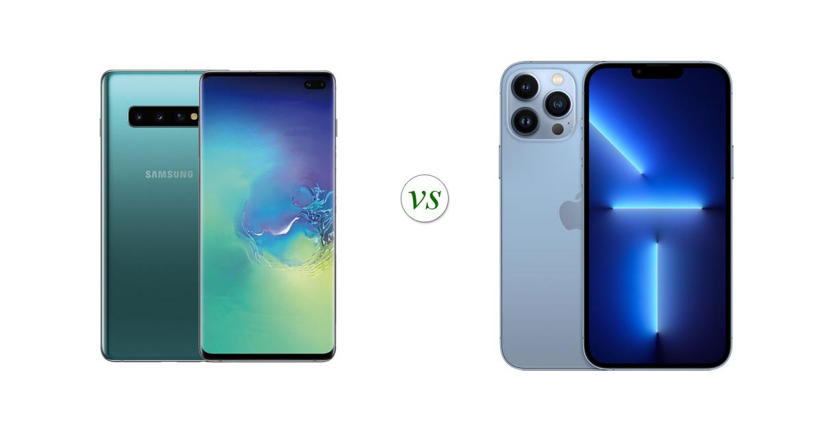 samsung s10 plus vs iphone 13 pro max