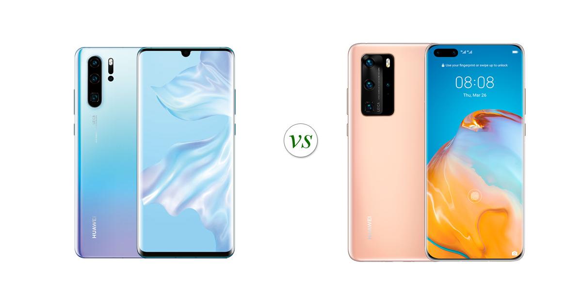 Что лучше huawei p30 pro или huawei p40 pro