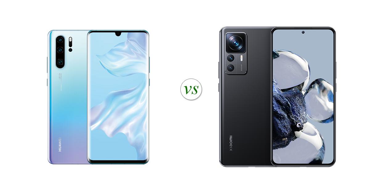 xiaomi 12t pro vs huawei p30 pro