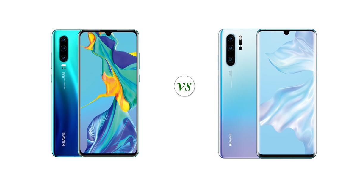 Huawei P30 vs Huawei P30 Pro: Side by Side Specs Comparison