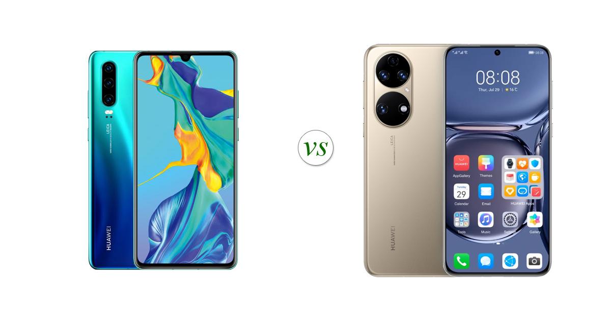 Huawei P30 vs Huawei P50: Side by Side Specs Comparison