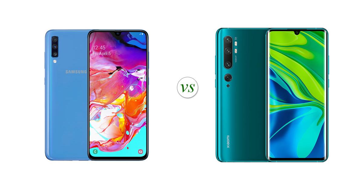 samsung galaxy a51 vs xiaomi mi note 10 lite