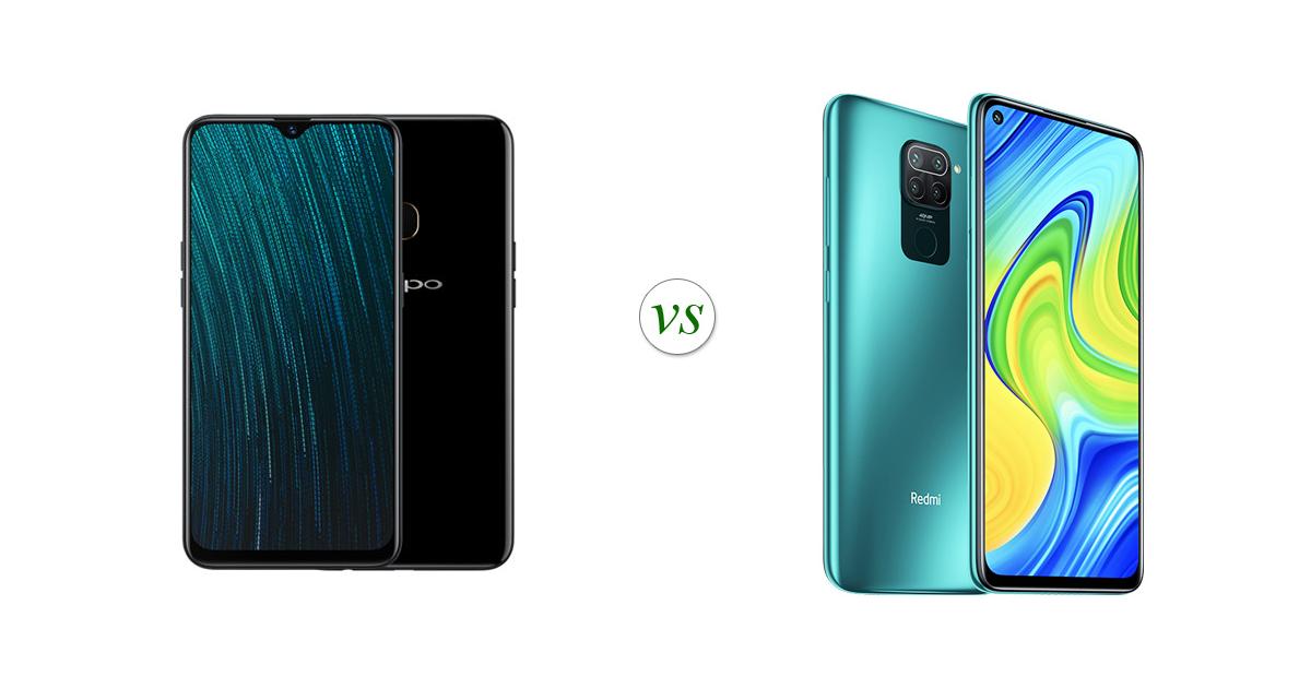 compare oppo a9 2020 and redmi note 9 pro