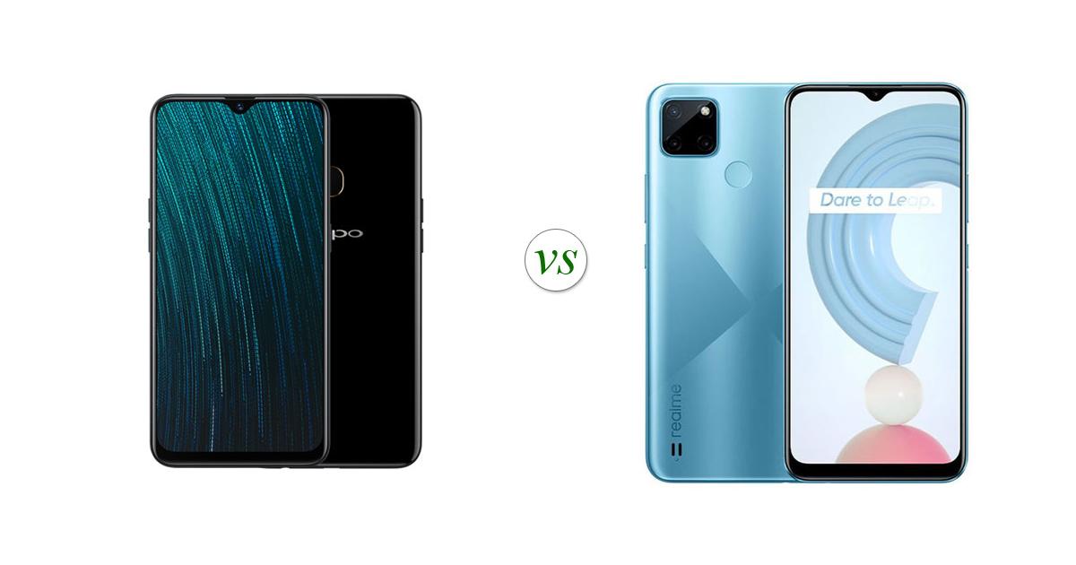 realme c21y vs oppo a5 2020