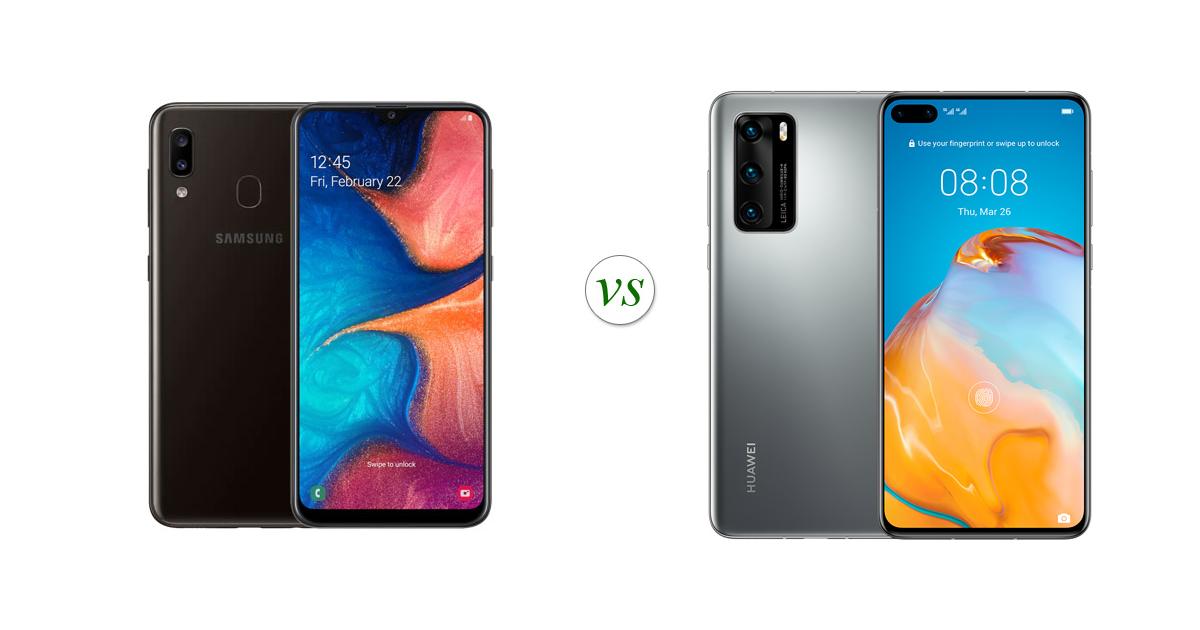 samsung galaxy s10 vs huawei p40 lite