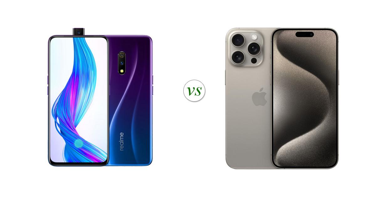 Realme X vs Apple iPhone 15 Pro Max: Side by Side Specs Comparison