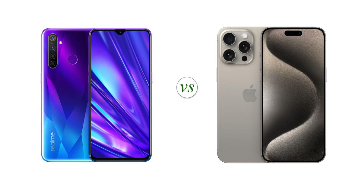 realme gt 5 vs iphone 15 pro max