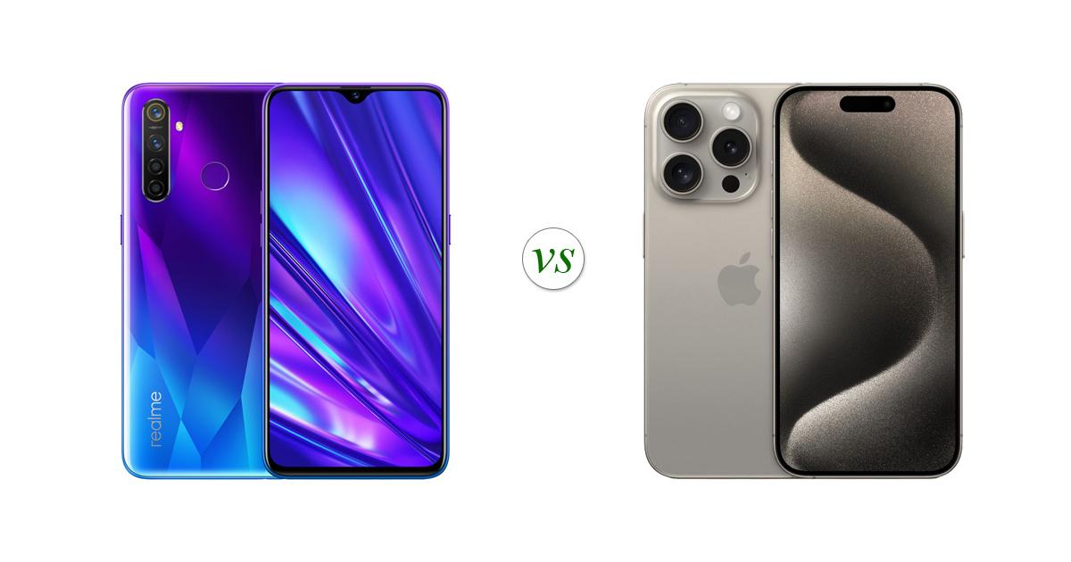 realme 12 pro plus 5g vs iphone 15