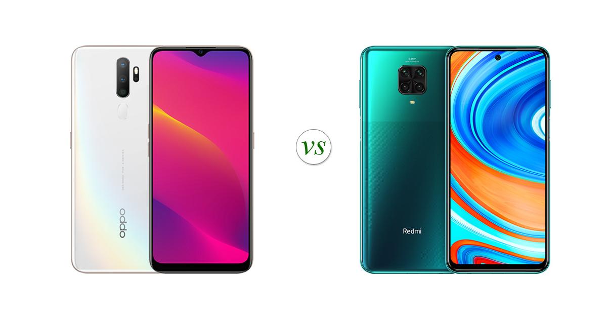 oppo a54 vs redmi note 9 pro