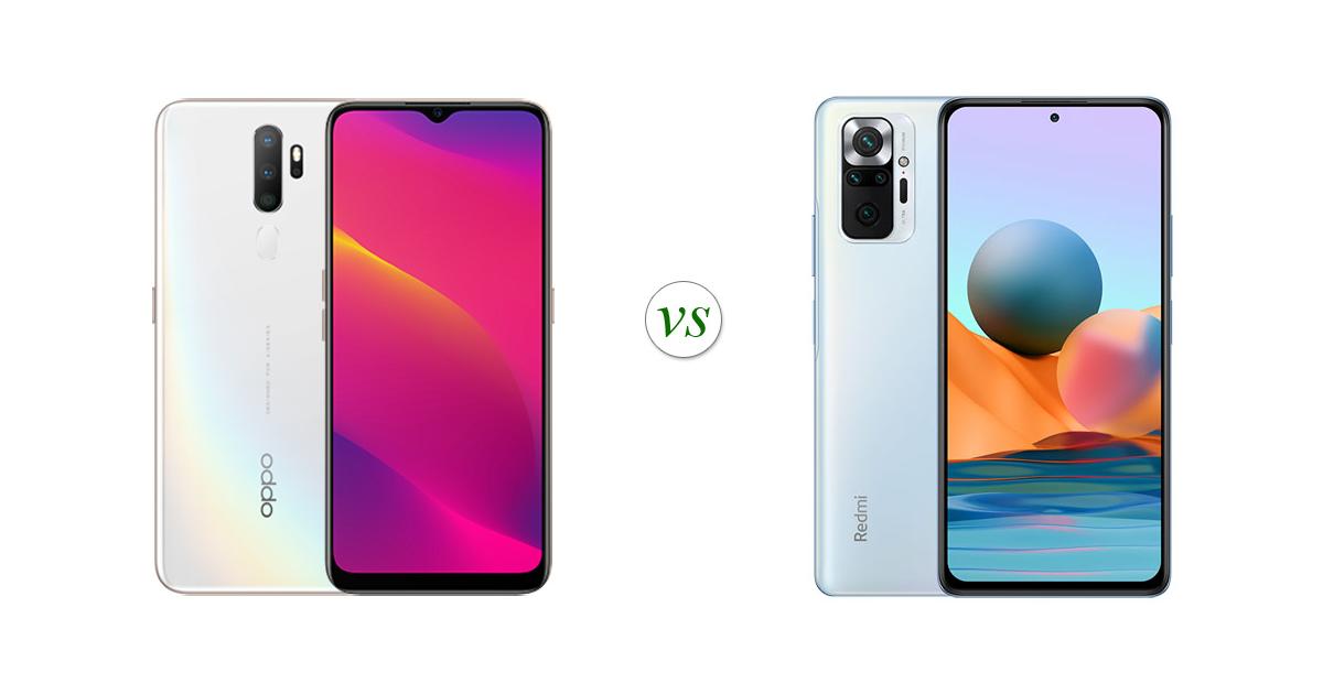 redmi note 10 vs oppo a5 2020