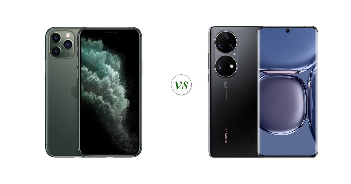 iphone 11 pro max vs huawei p50 pro