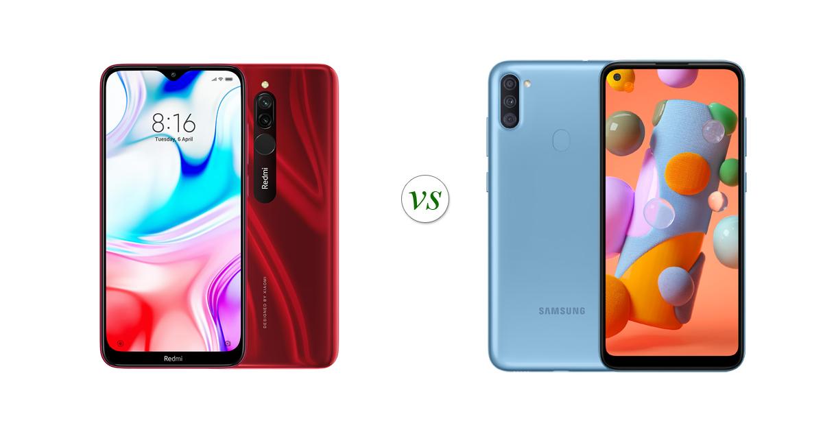 redmi note 8 vs samsung a11