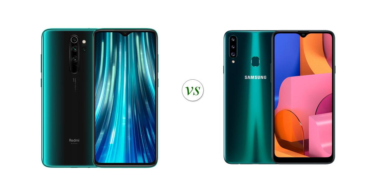 redmi note 8 pro vs samsung a20s