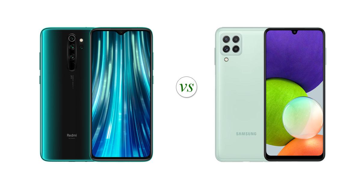 redmi note 8 vs a22