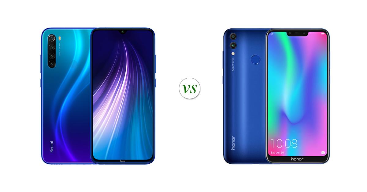 honor 9a vs redmi note 8