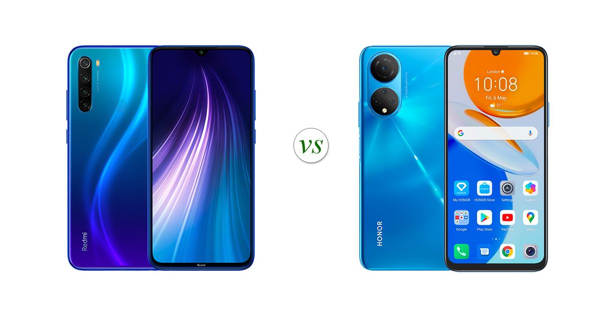 honor x7a vs redmi note 10 5g