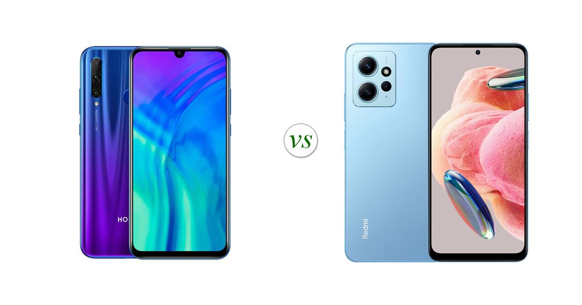 Honor 20 Lite vs Xiaomi Redmi Note 12: Side by Side Specs Comparison