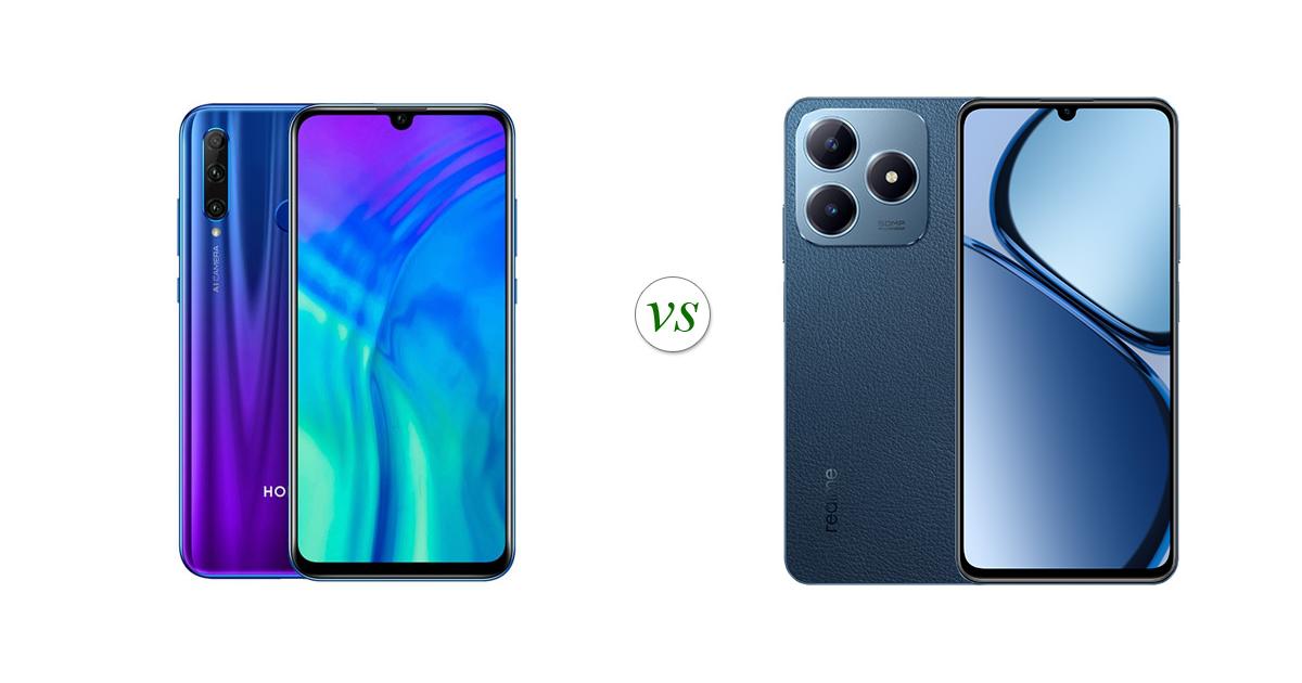 Honor 20 Lite vs realme C63: Side by Side Specs Comparison