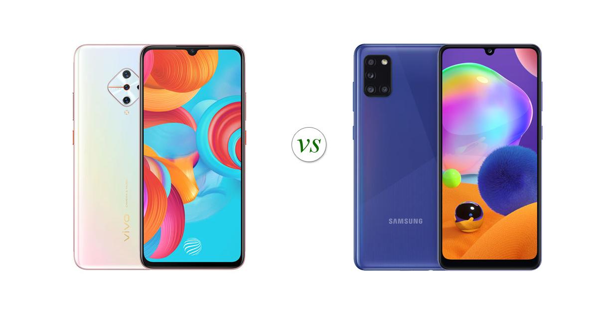 vivo s1 pro compare samsung a31