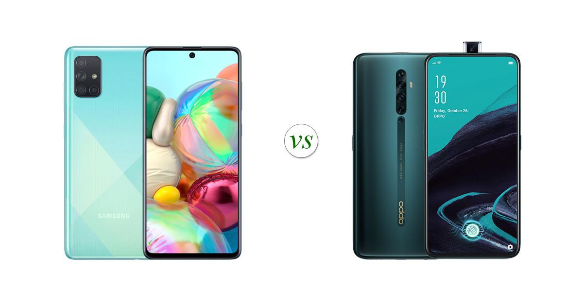 oppo reno4 z vs samsung a71