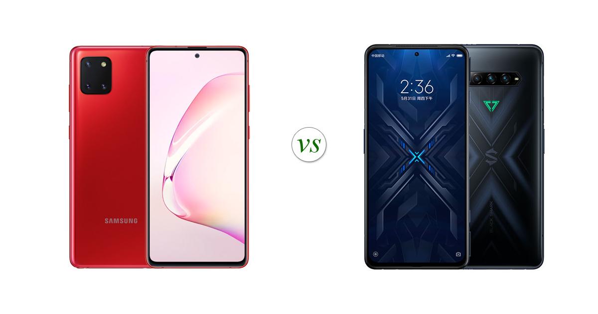 samsung note 10 plus vs black shark 4