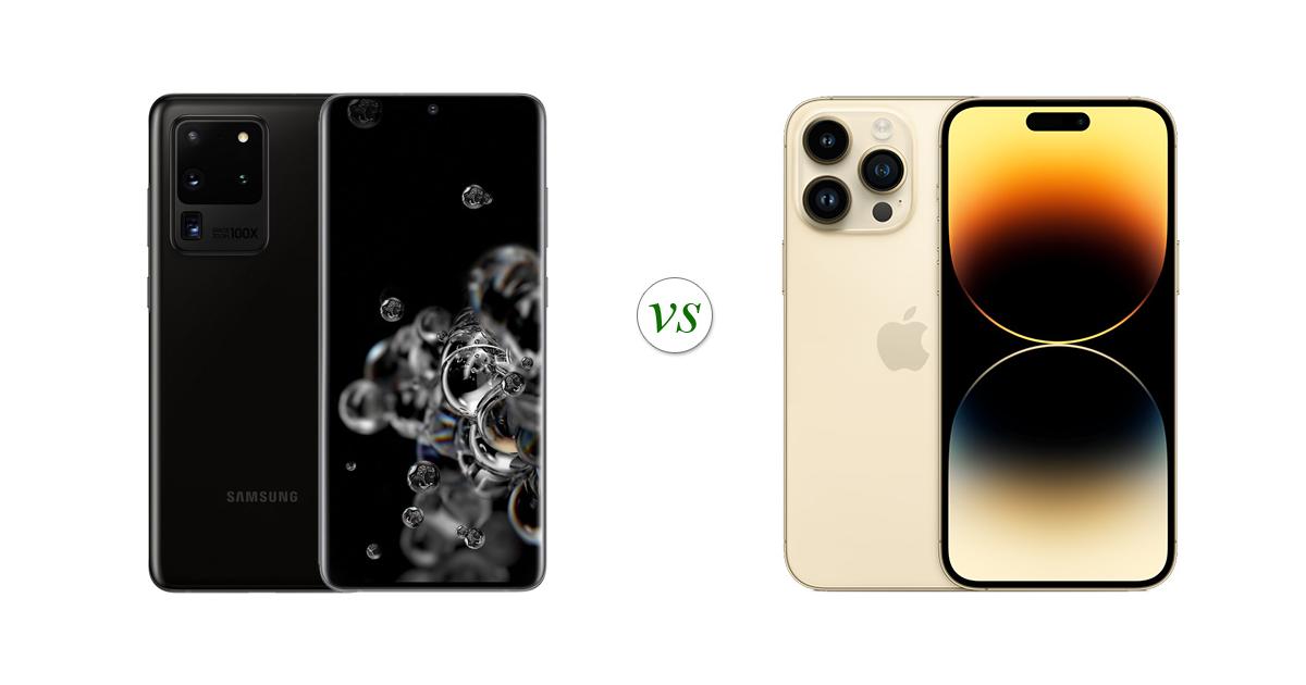 s20 ultra vs iphone 14 pro