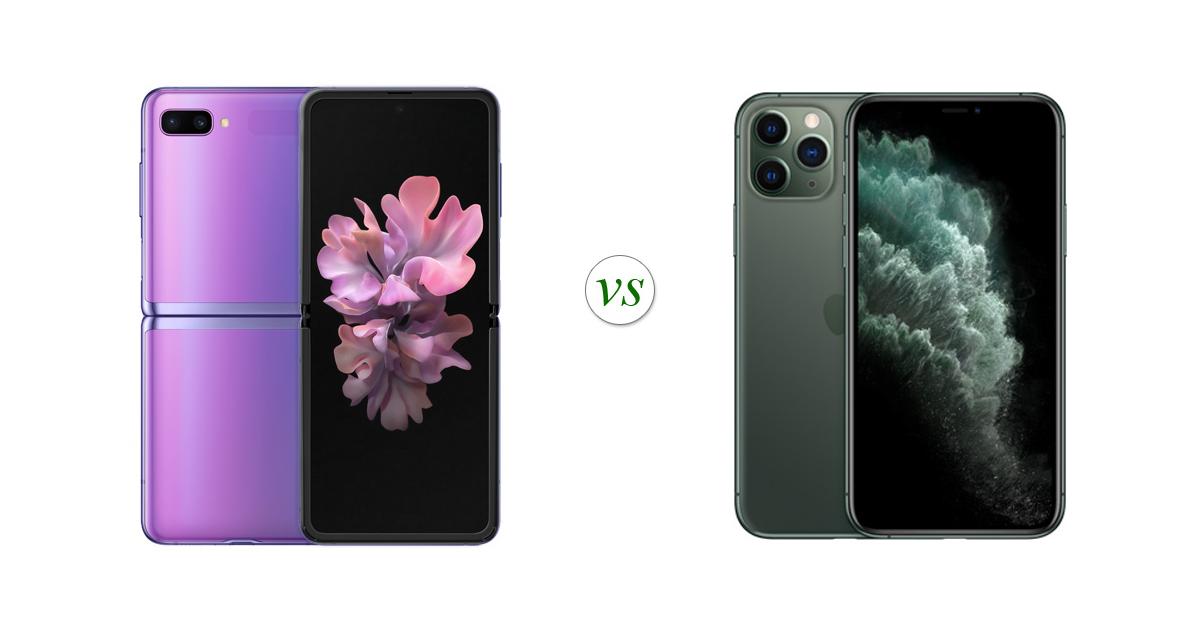 iphone 11 pro max vs samsung z flip 5