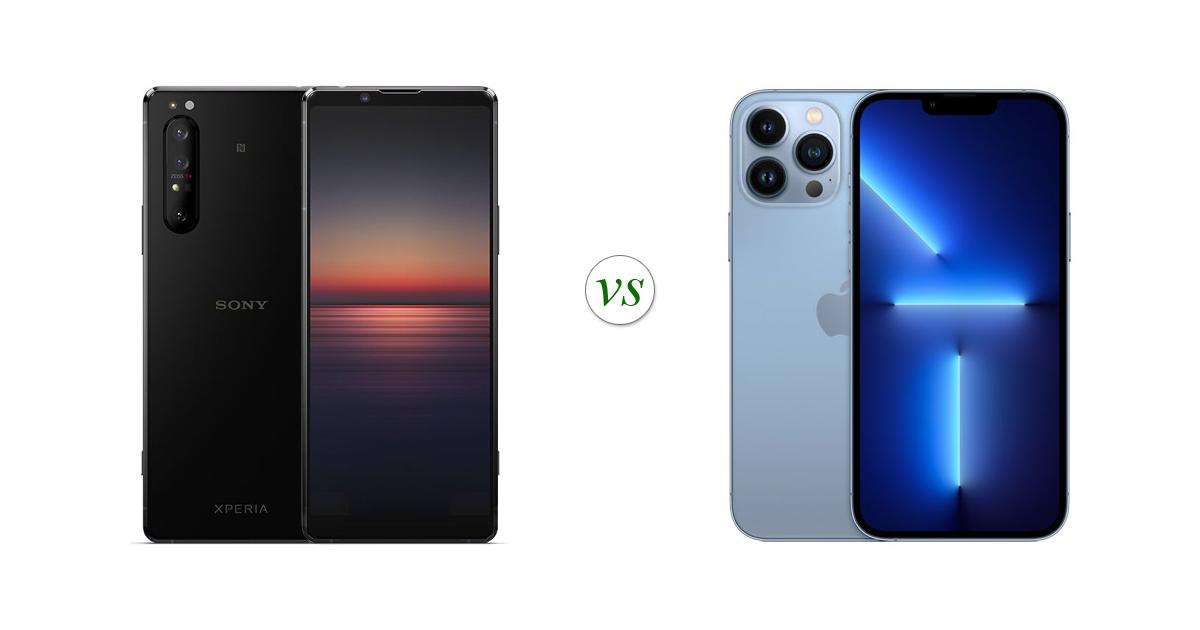 sony xperia 1 vs iphone 13 pro max