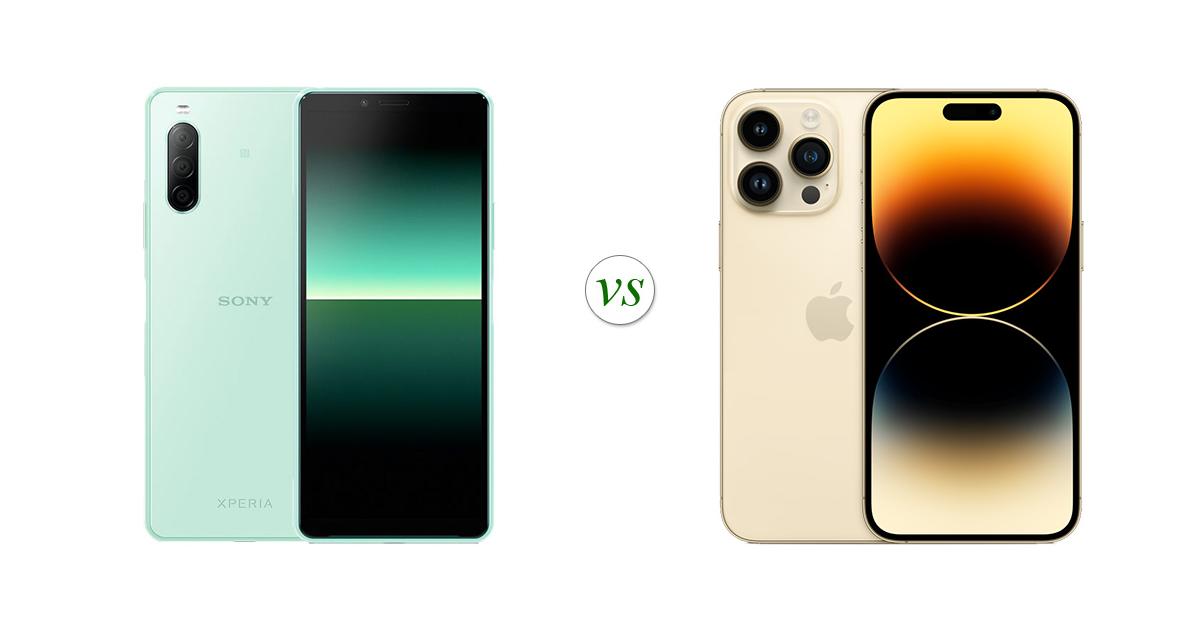 sony xperia 1 ii vs iphone 14 pro max