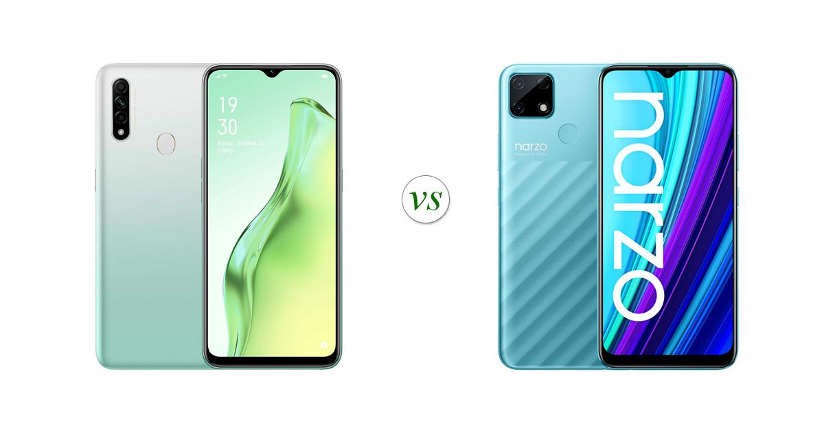 oppo a31 vs realme narzo 30a