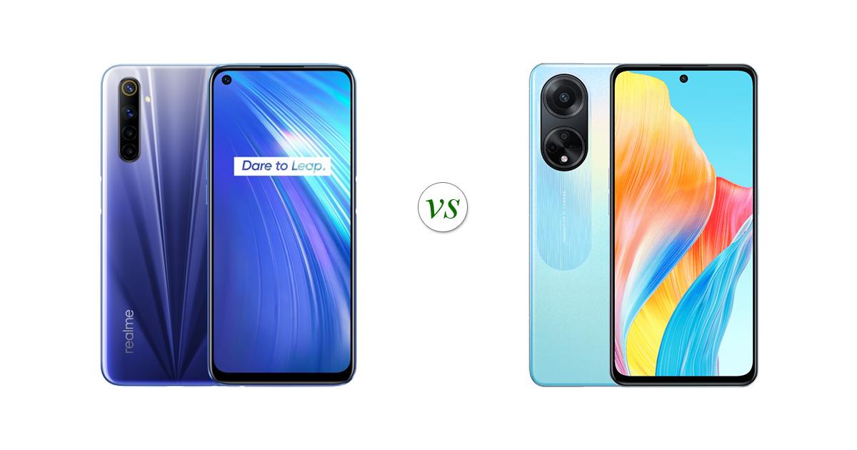 oppo a78 5g vs realme 6