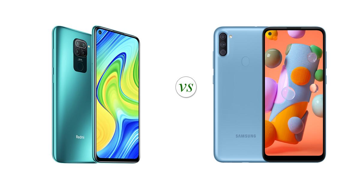 samsung a11 vs redmi note 11