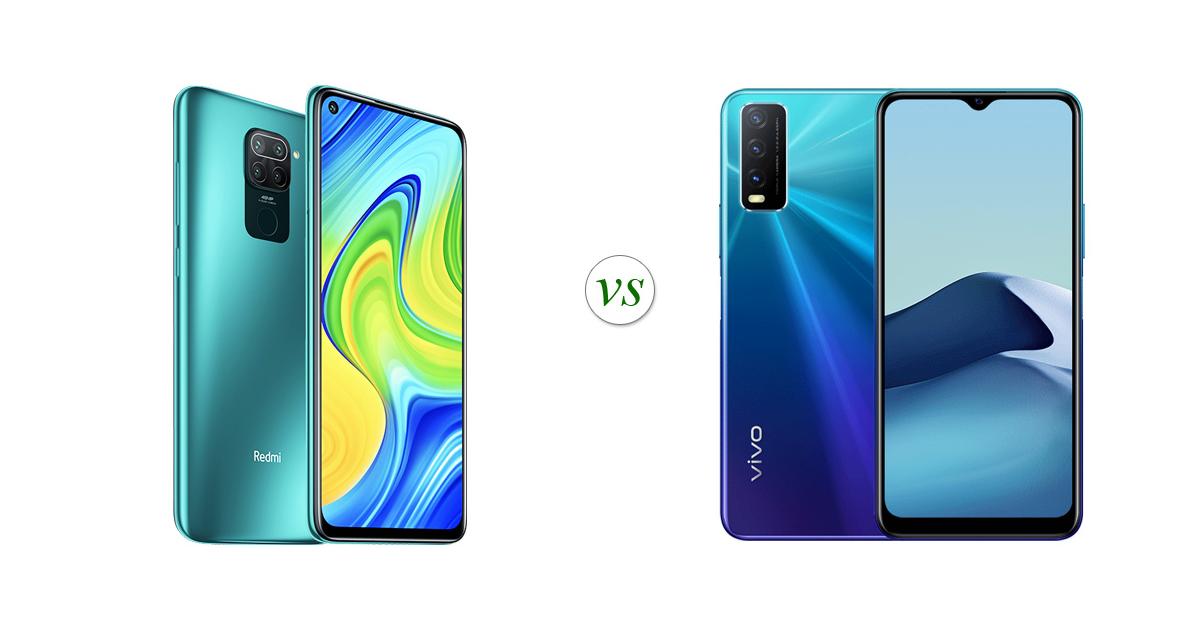 vivo y20i vs redmi note 9