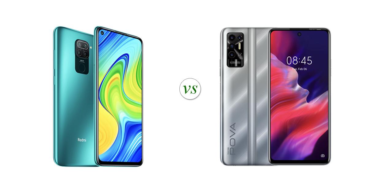 tecno pova neo 2 vs redmi note 9