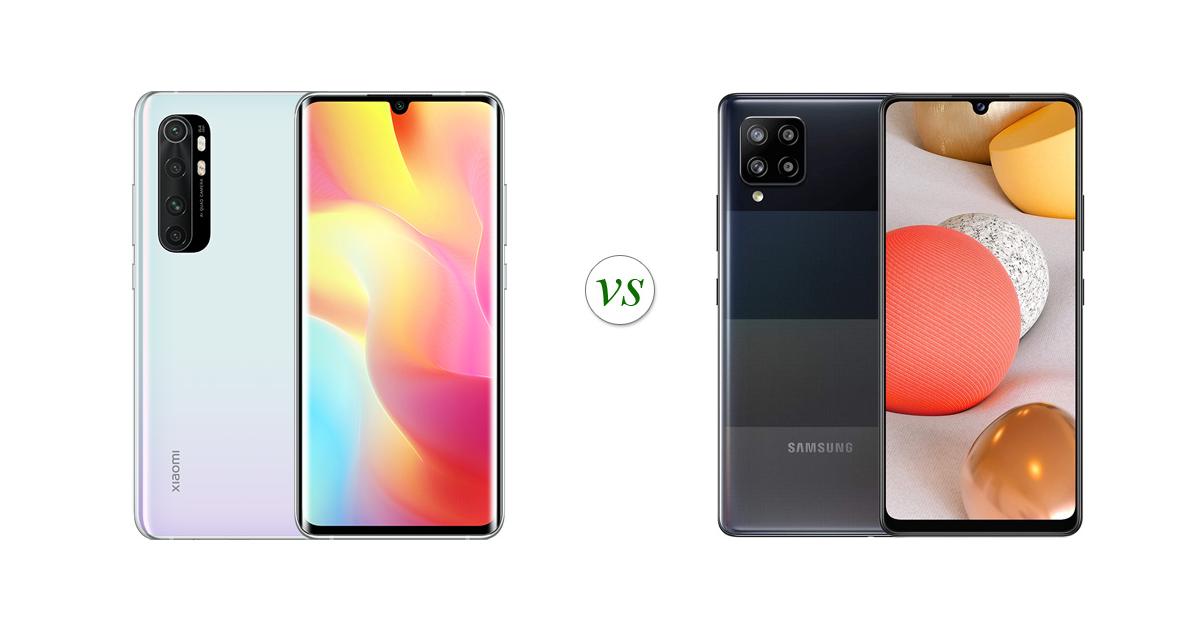 xiaomi mi note 10 lite vs samsung a41